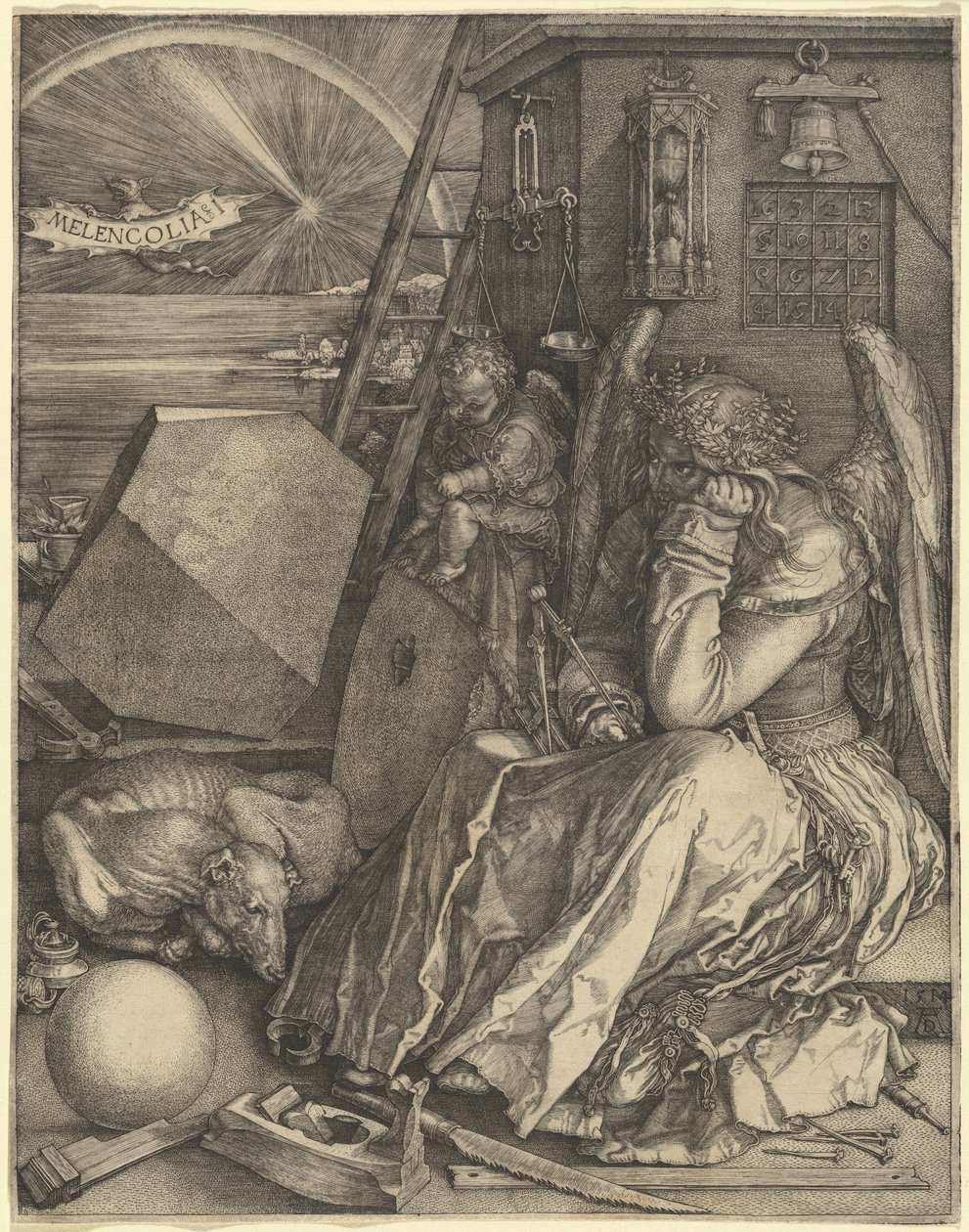 Melancolia I av Albrecht Dürer