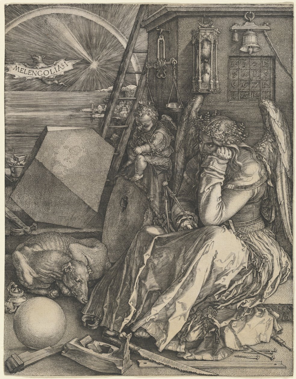 Melancolia I av Albrecht Dürer