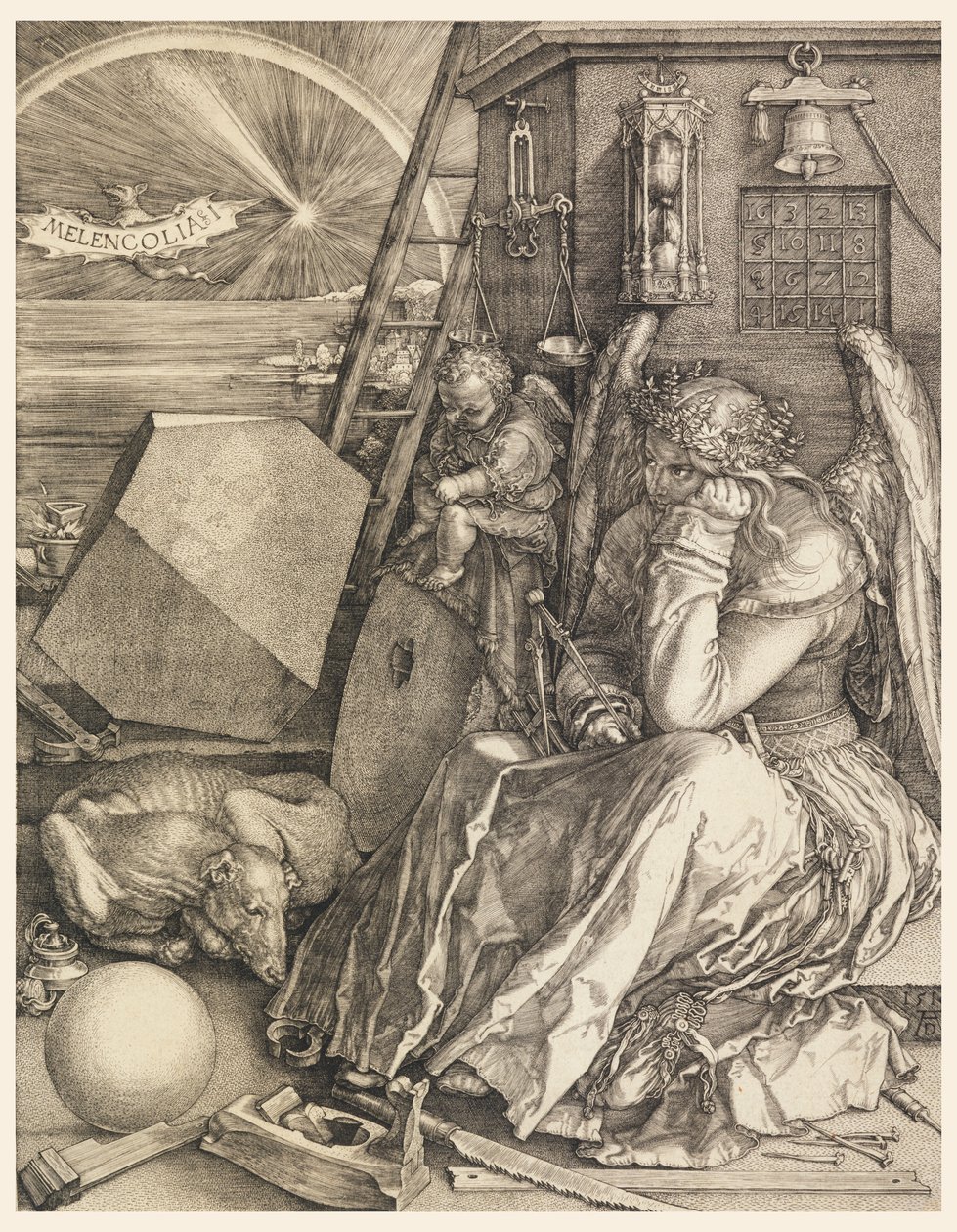 Melancolia I av Albrecht Dürer
