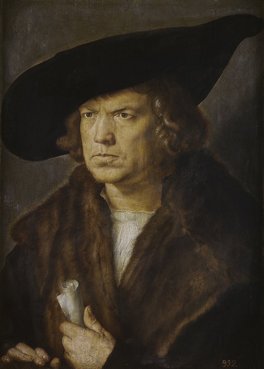 Porträtt Av En Okänd Man av Albrecht Dürer