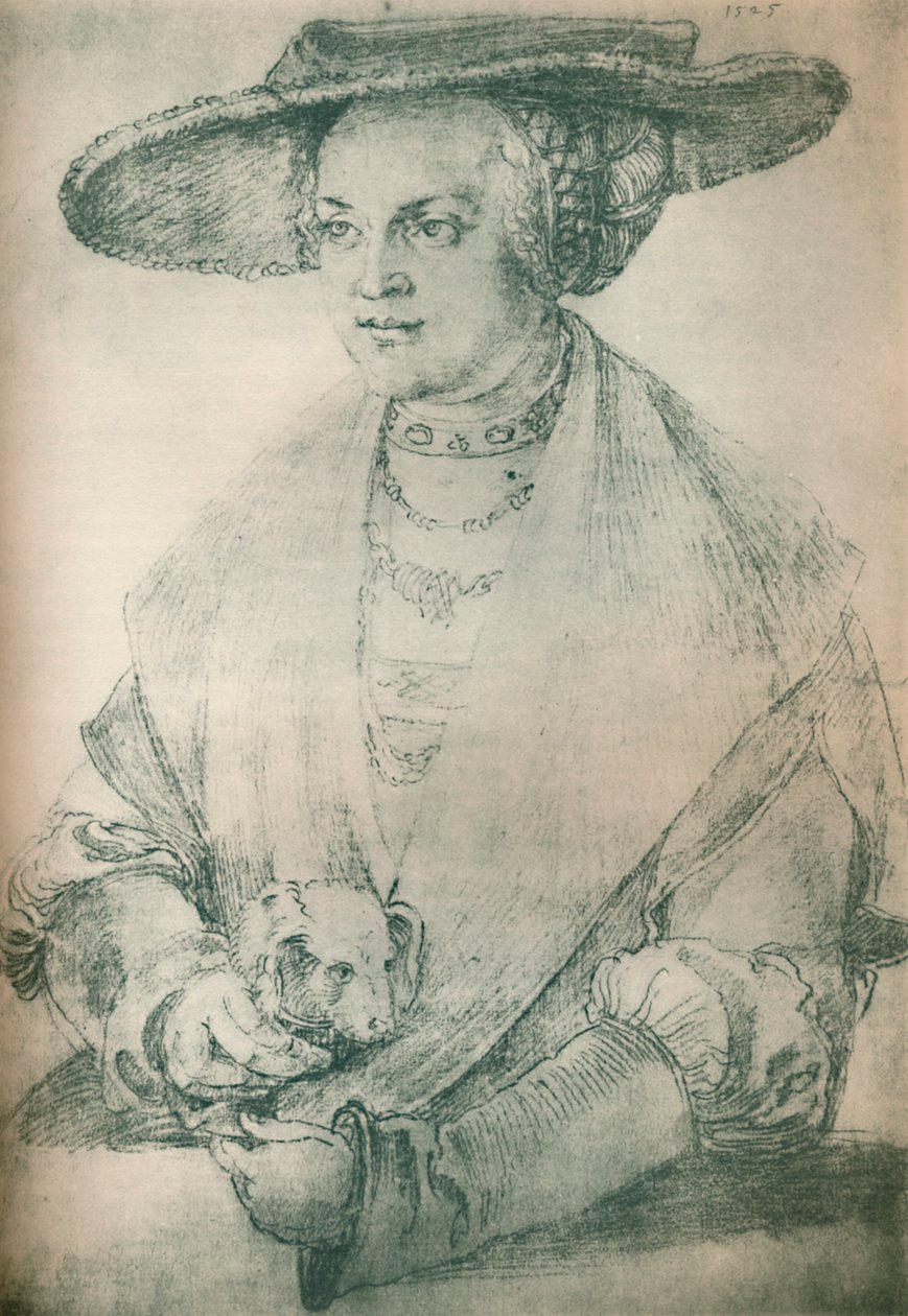 Porträtt av en dam, c1500-1520, 1903 av Albrecht Dürer