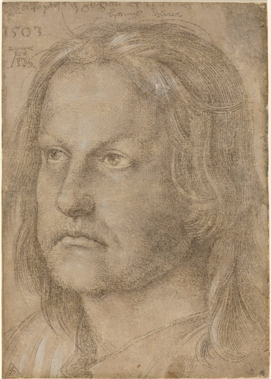 Porträtt av en okänd man av Albrecht Dürer