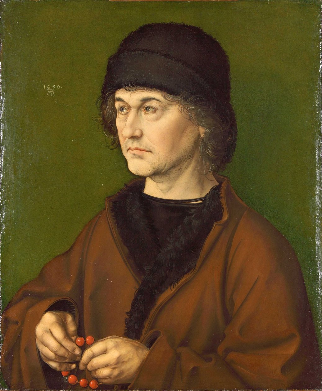 Porträtt av konstnärens far av Albrecht Dürer