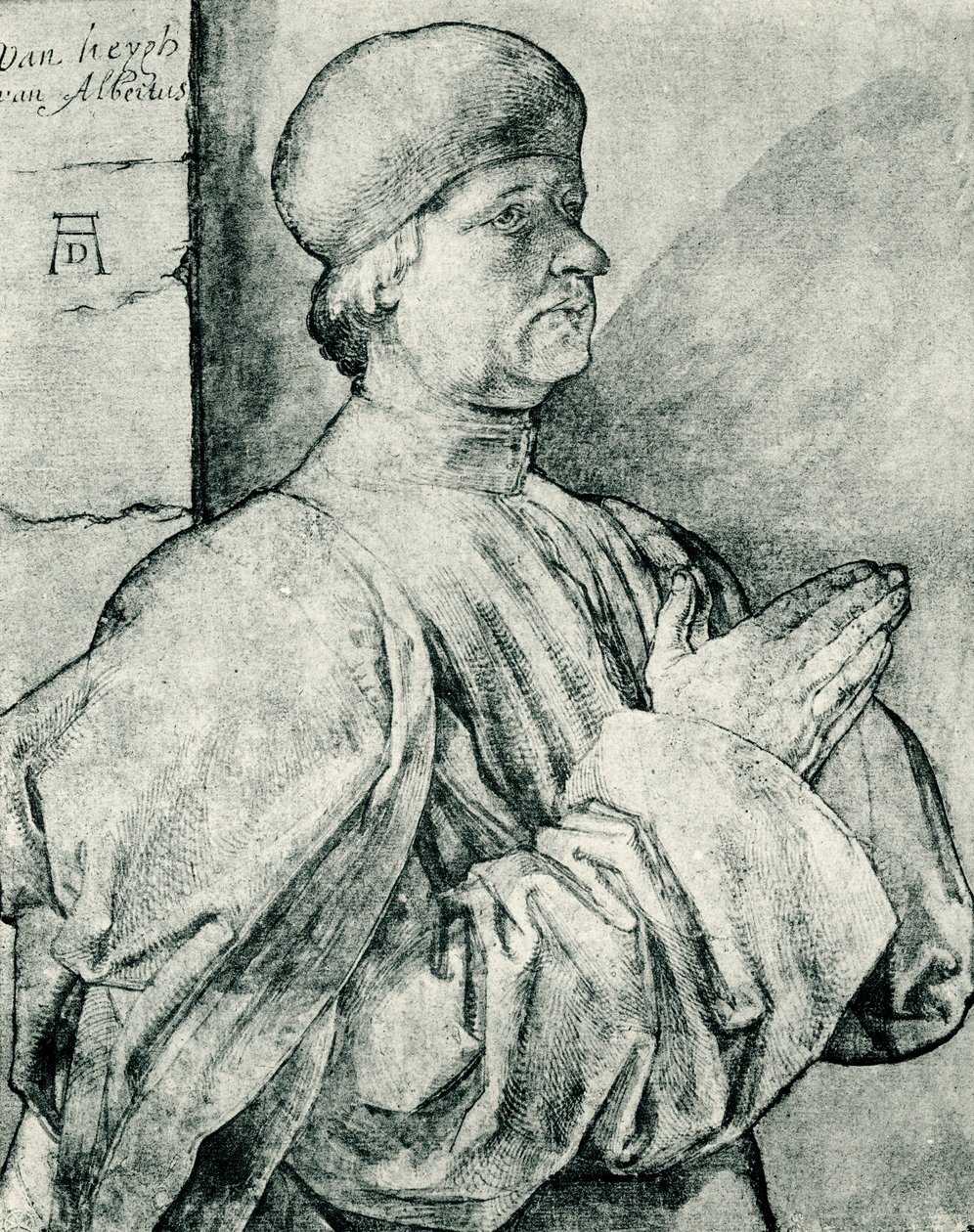 Bedande donator av Albrecht Dürer