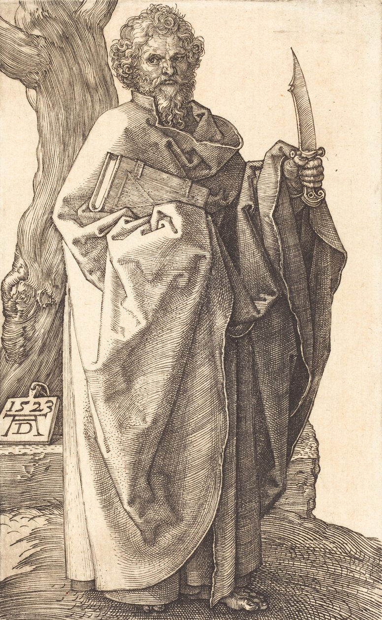 Saint Bartholomew, 1523. av Albrecht Dürer
