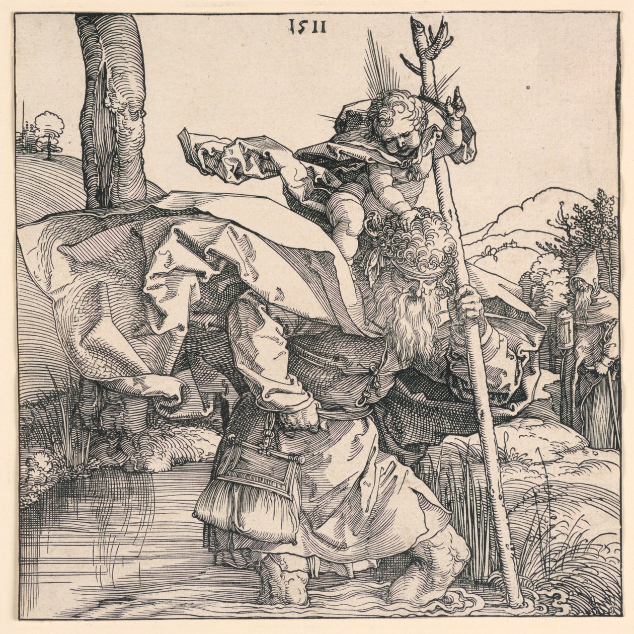 Sankt Christopher av Albrecht Dürer
