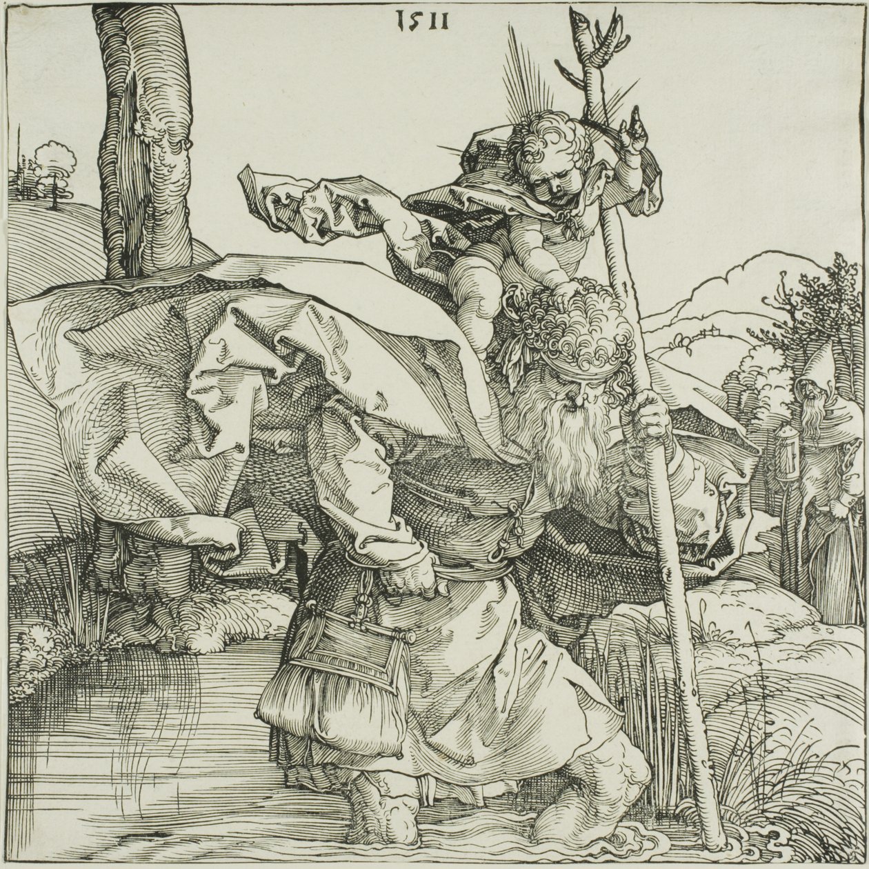 Sankt Christopher av Albrecht Dürer