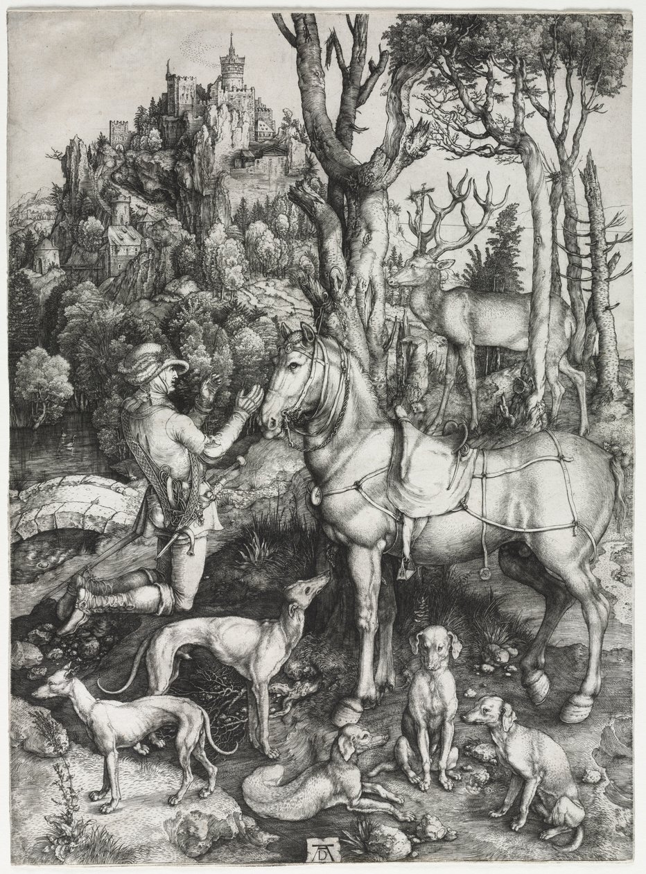 Saint Eustace av Albrecht Dürer