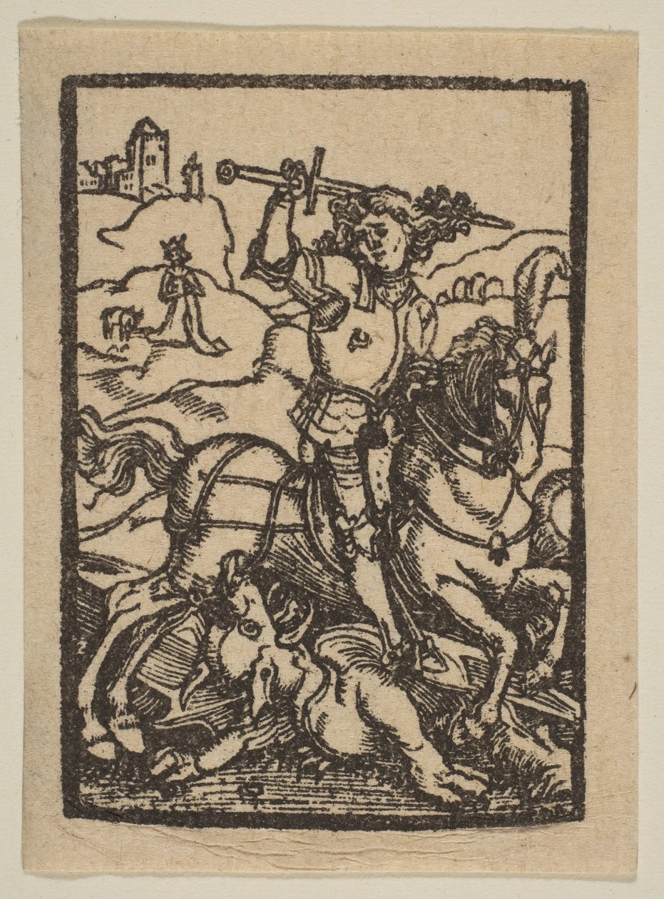 Saint George.n.d. av Albrecht Dürer
