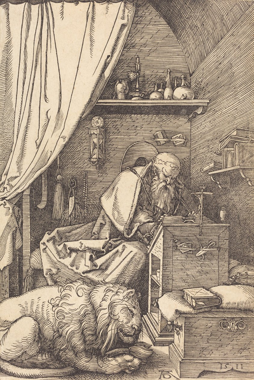 Den helige Hieronymus i sin cell, 1511. av Albrecht Dürer
