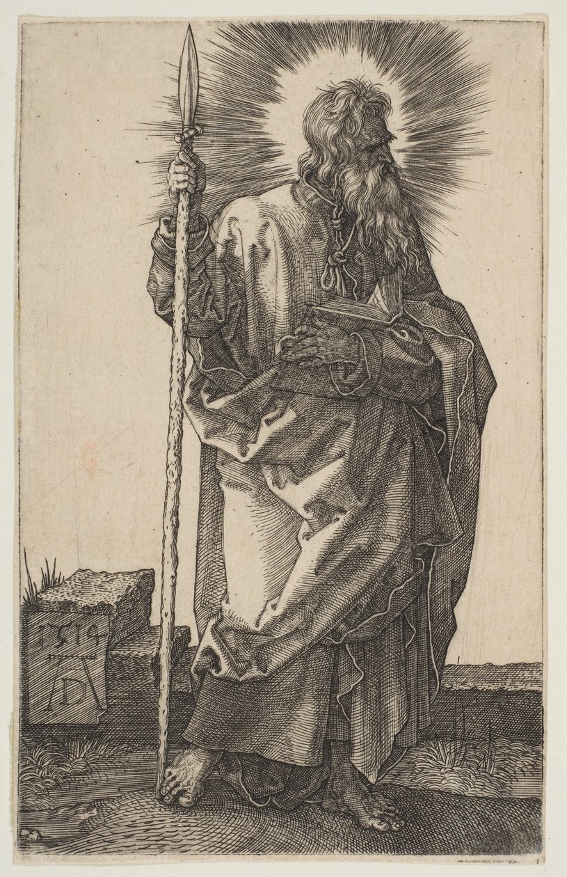 Sankt Thomas, 1514. av Albrecht Dürer