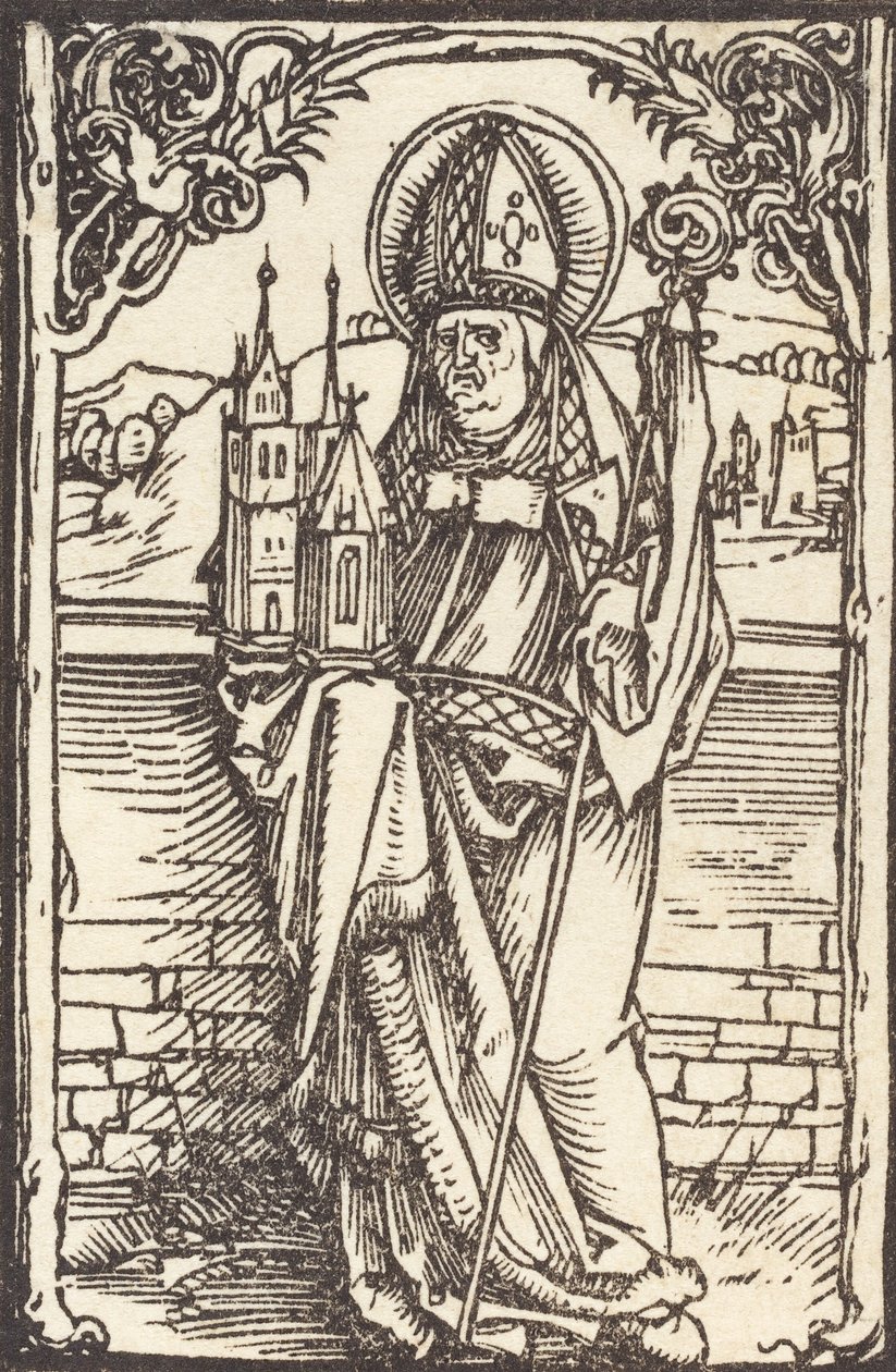 Saint Wolfgang, ca. 1500. av Albrecht Dürer