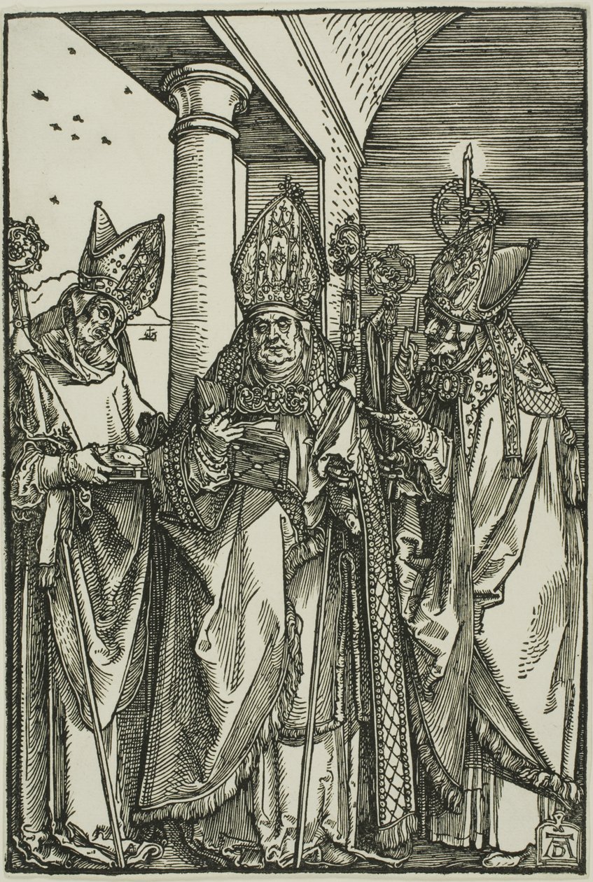 Saints Nicholaus, Ulrich och Erasmus av Albrecht Dürer