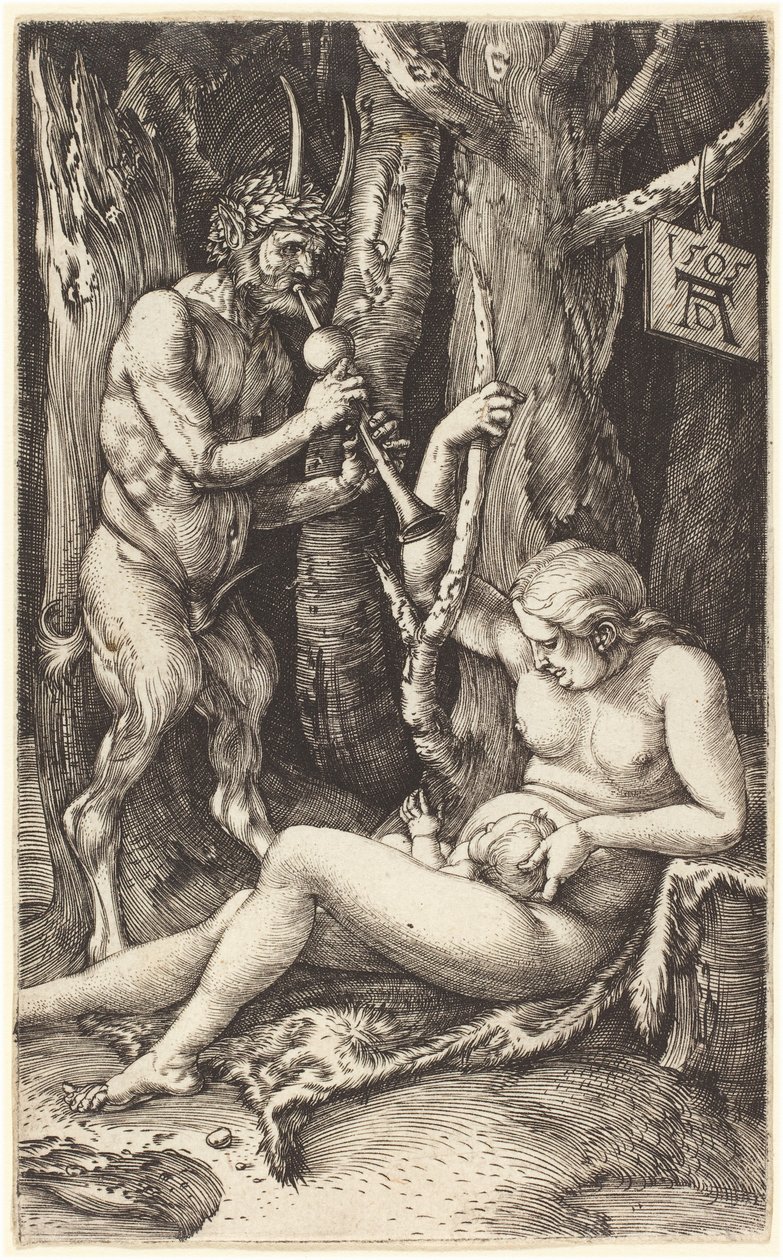 Satyr familj av Albrecht Dürer