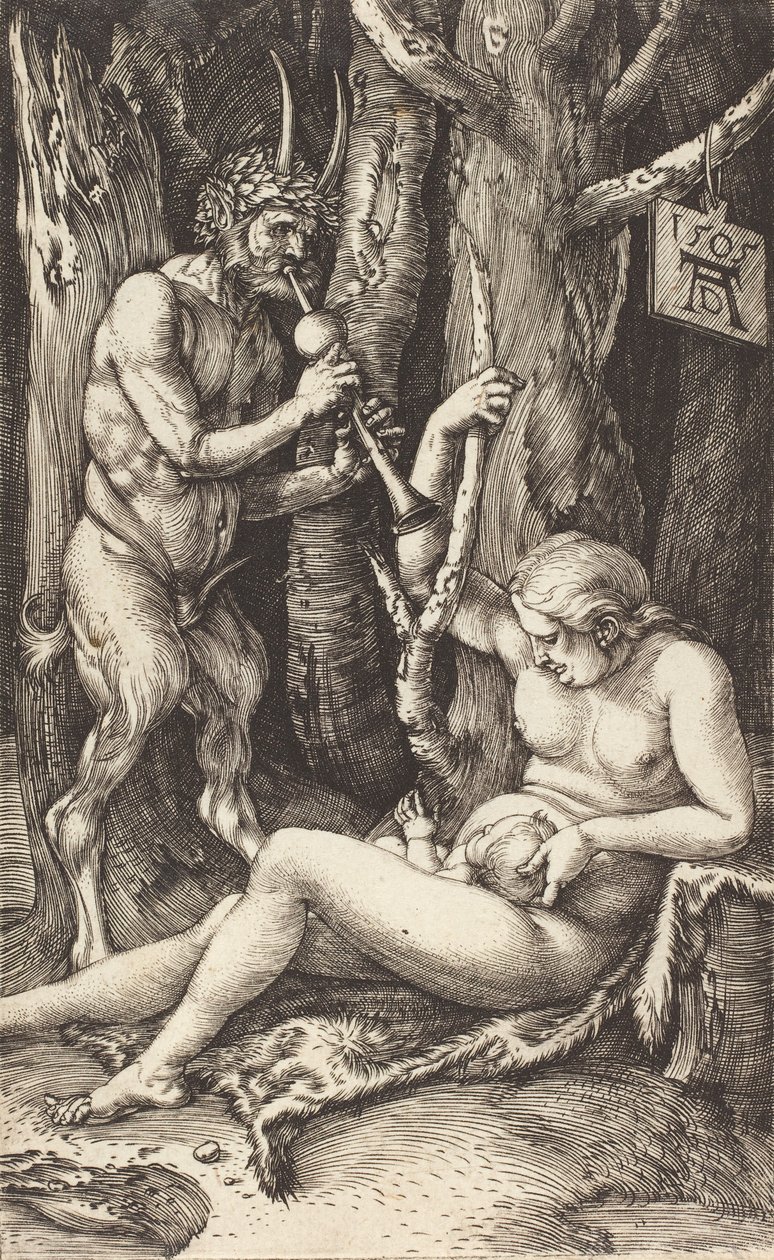 Satyrfamiljen, 1505. av Albrecht Dürer