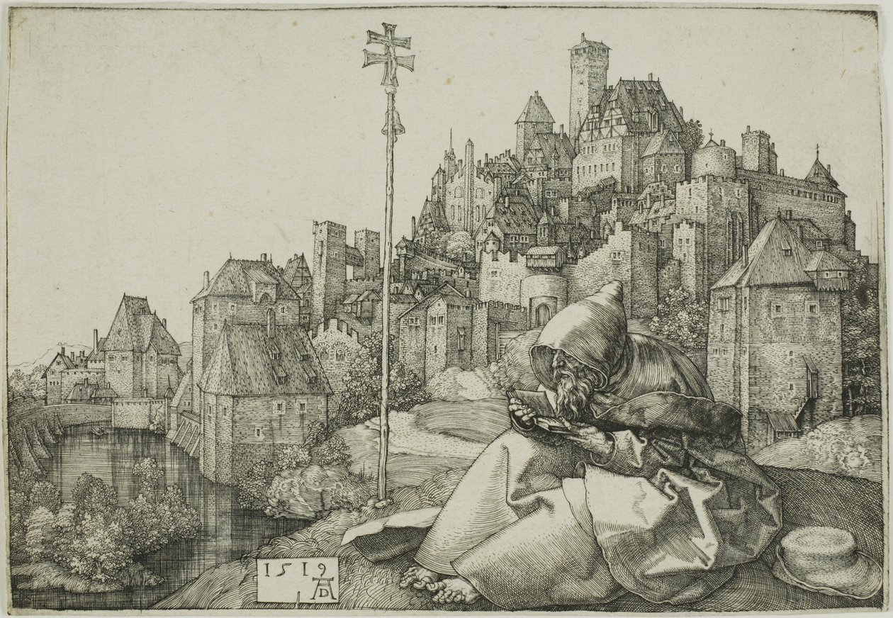 Sankt Antonius av Albrecht Dürer