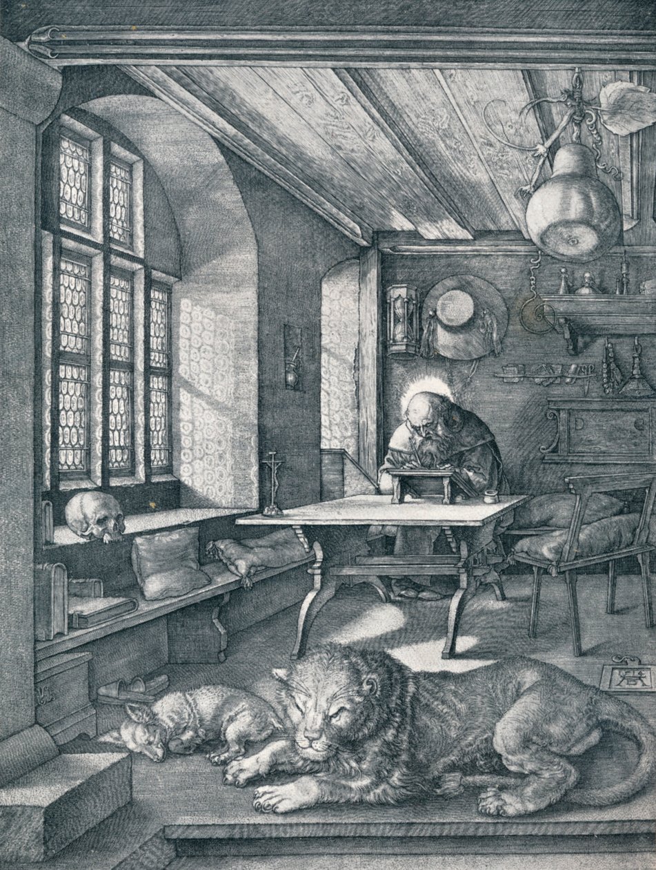 St Hieronymus i hans studie, 1514 1906 av Albrecht Dürer