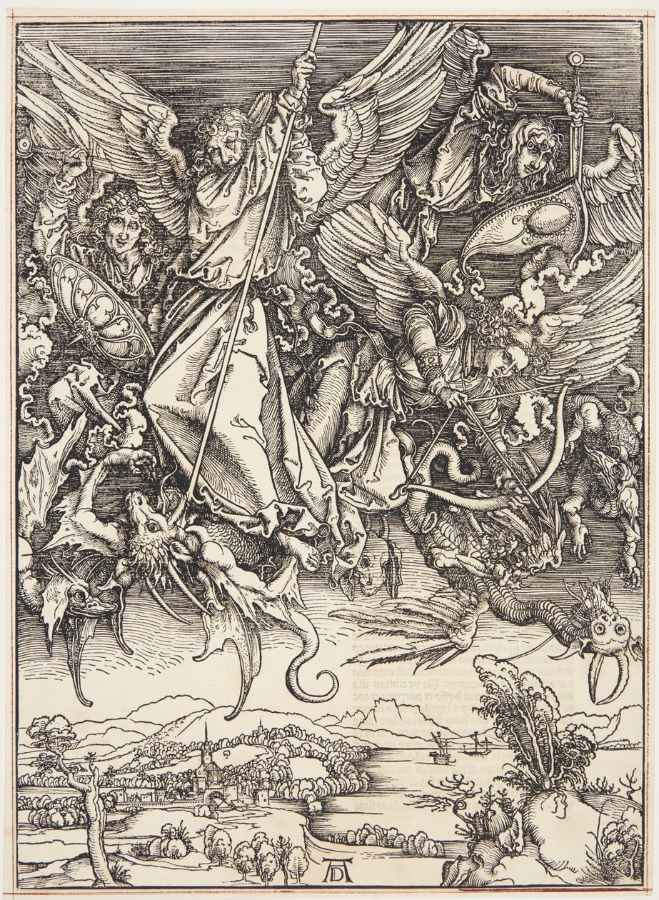 St. Michael slåss mot draken av Albrecht Dürer