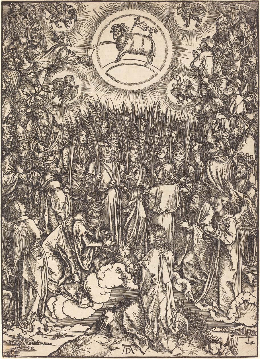 Tillbedjan av Lammet av Albrecht Dürer