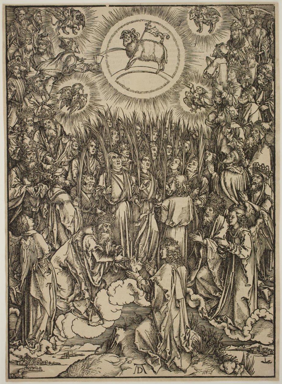 Tillbedjan av Lammet av Albrecht Dürer