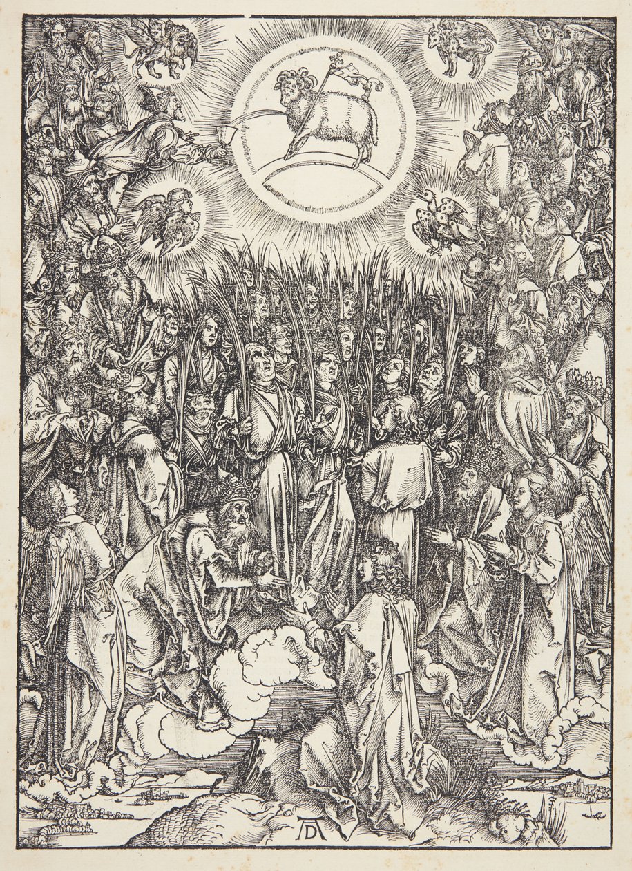 Tillbedjan av Lammet av Albrecht Dürer