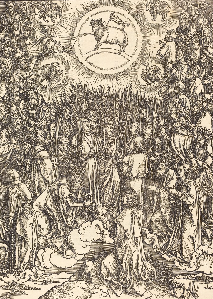 Lammets tillbedjan, 1498. av Albrecht Dürer