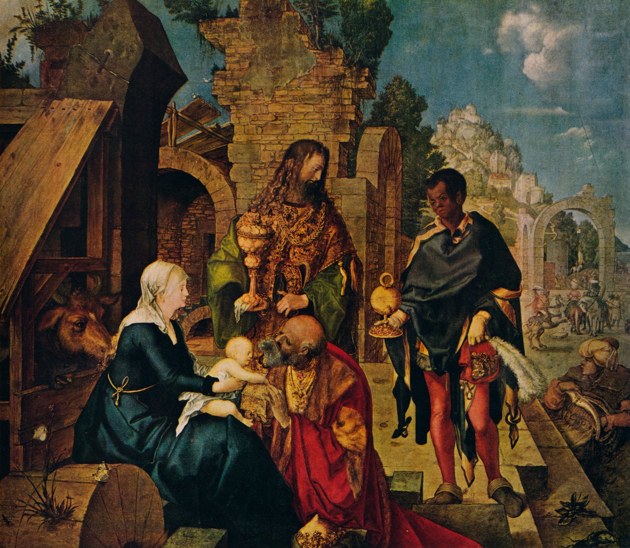 The Adoration of the Magi, 1504 av Albrecht Dürer