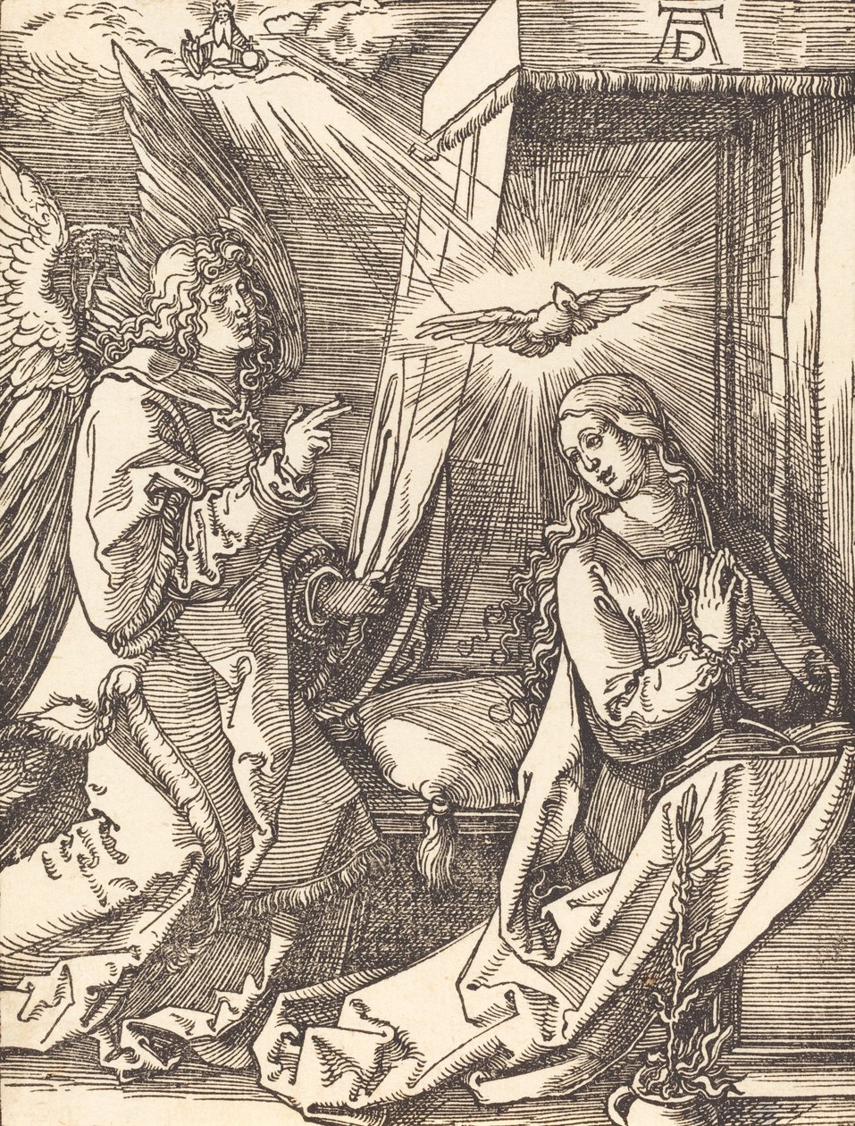 Annunciationen, troligen ca. 15091510. av Albrecht Dürer