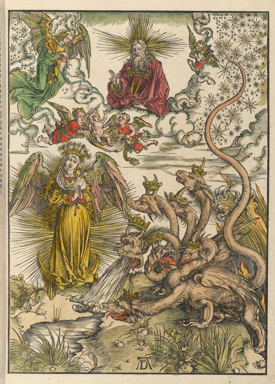 Den apokalyptiska kvinnan av Albrecht Dürer