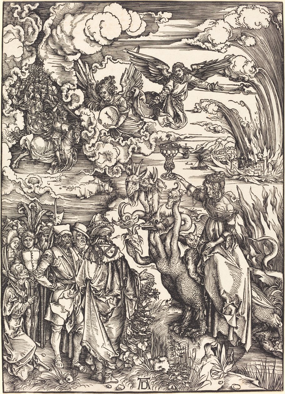 Den babyloniska horan av Albrecht Dürer
