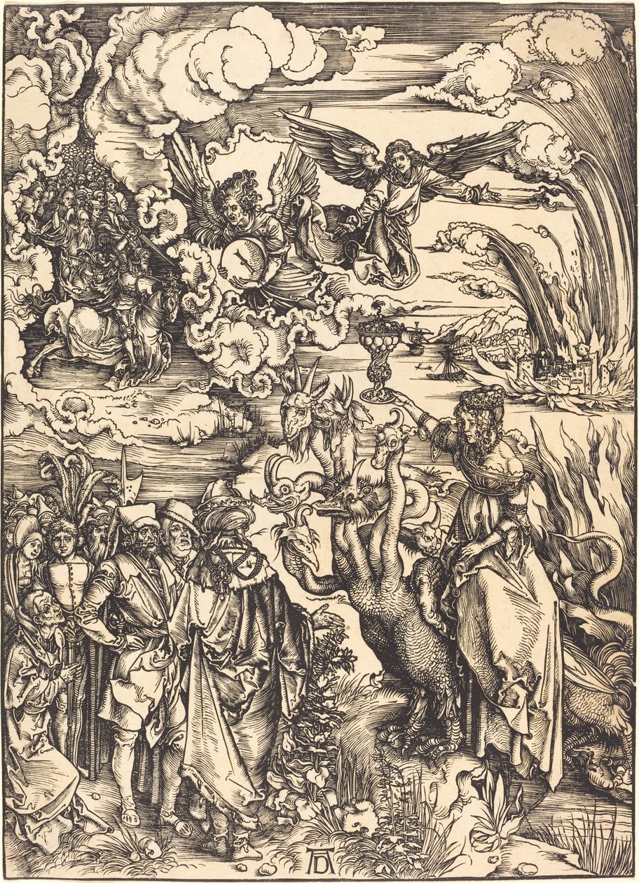 Den babyloniska horan av Albrecht Dürer
