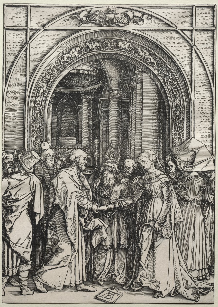 Jungfruns trolovning av Albrecht Dürer