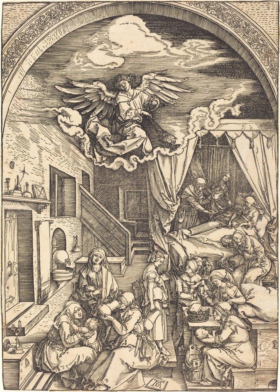 Jungfruns födelse av Albrecht Dürer