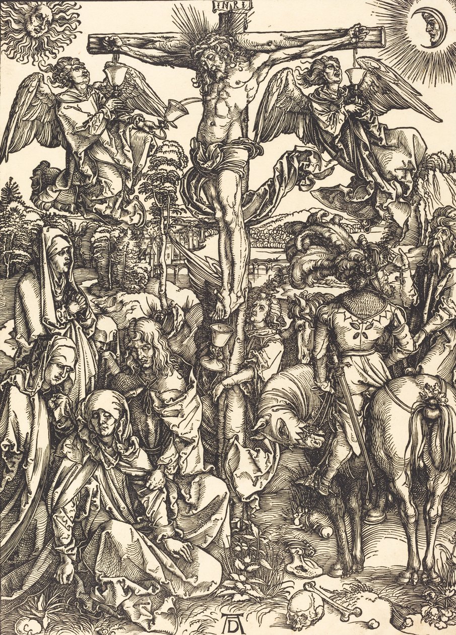 Korsfästelsen, ca. 14971498. av Albrecht Dürer