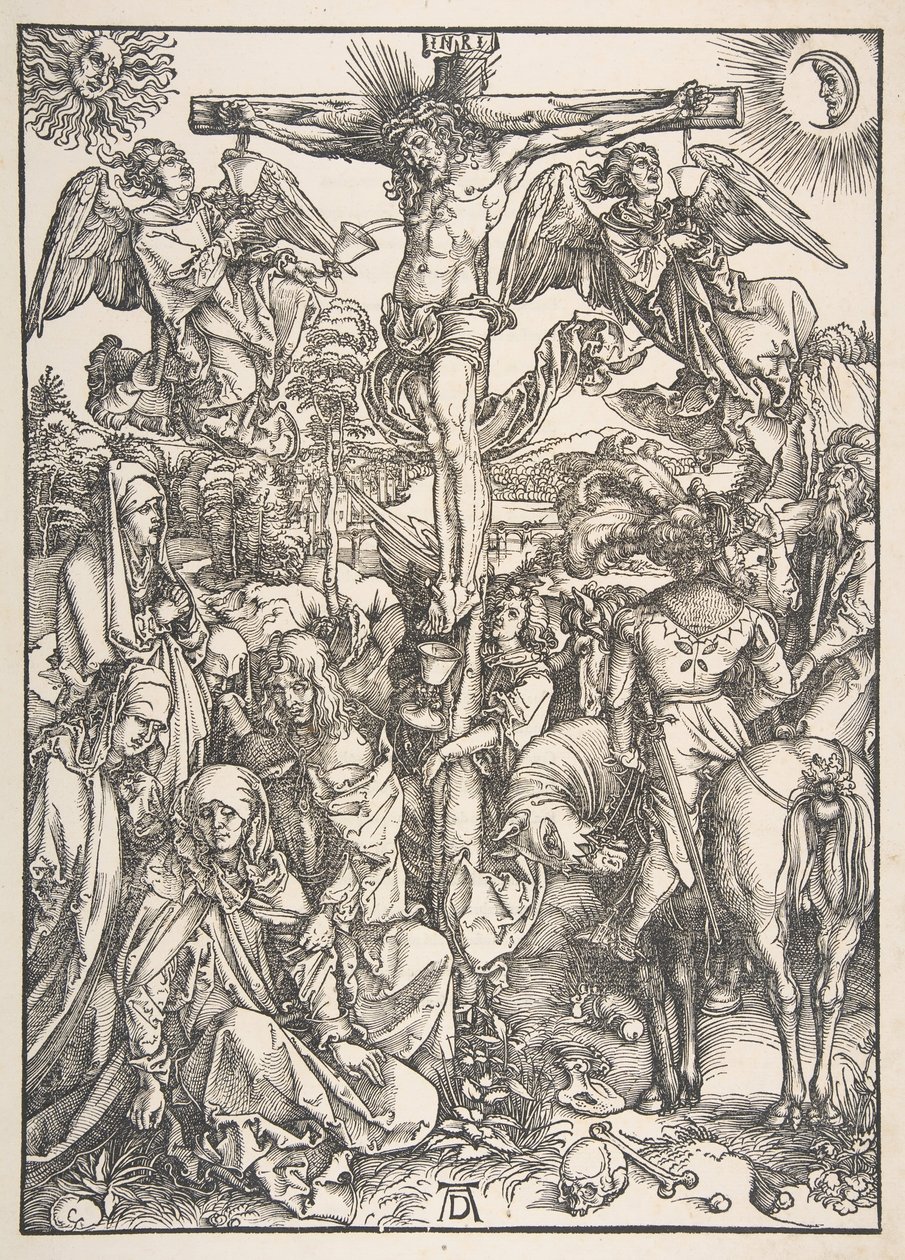 Korsfästelsen, från The Large Passion.n.d. av Albrecht Dürer