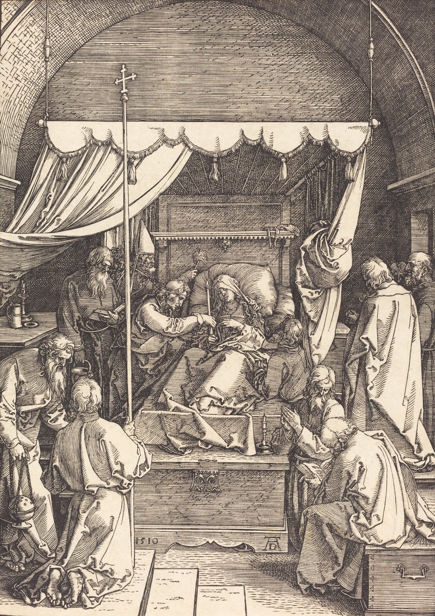Jungfruns död, 1510. av Albrecht Dürer