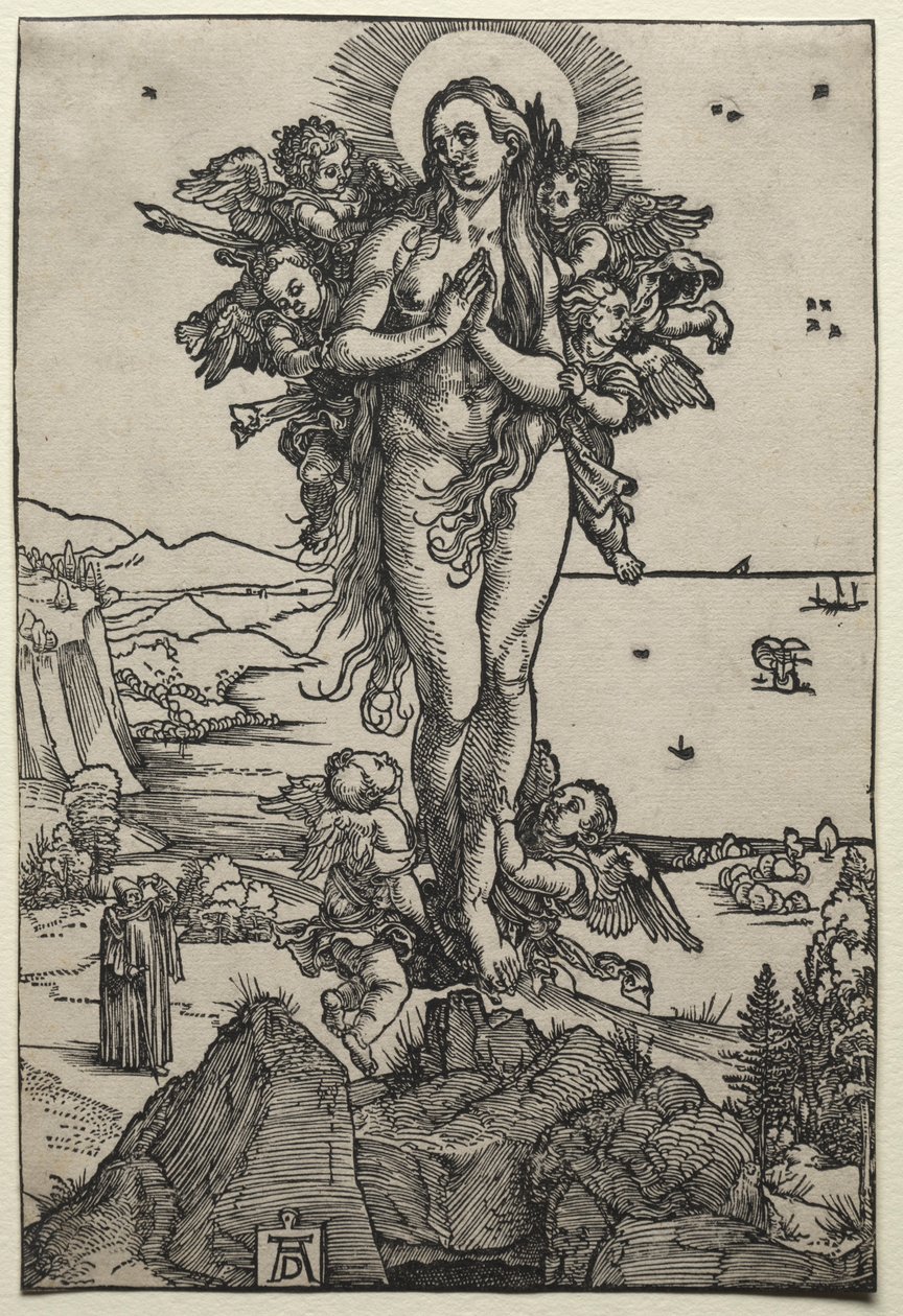 Maria Magdalenas extas, 1501-1504. av Albrecht Dürer