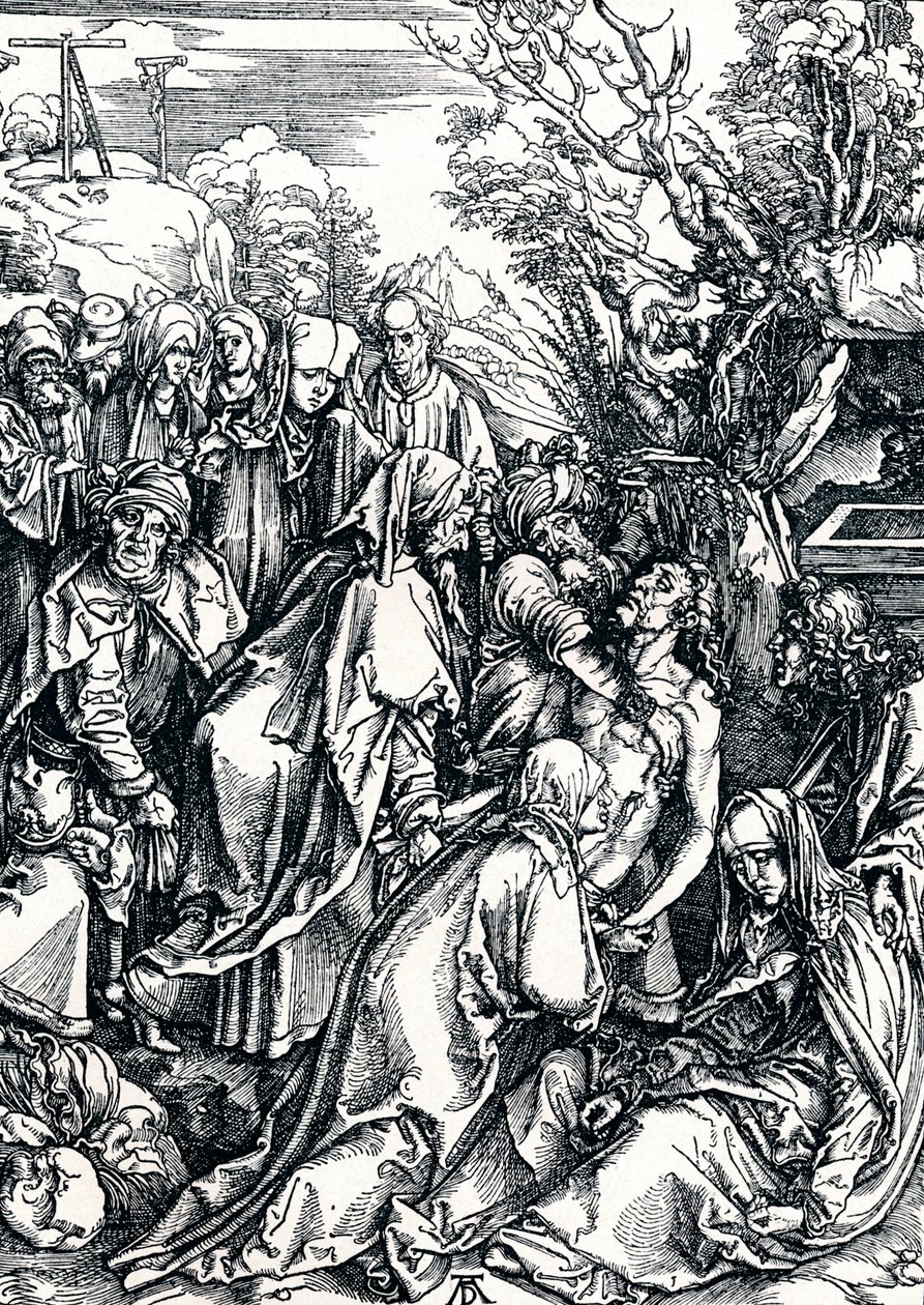 Gravläggningen, 1498 1906 av Albrecht Dürer