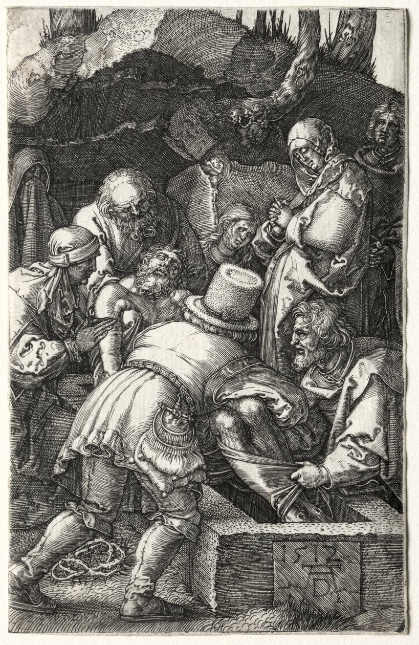 Gravläggningen, 1512. av Albrecht Dürer