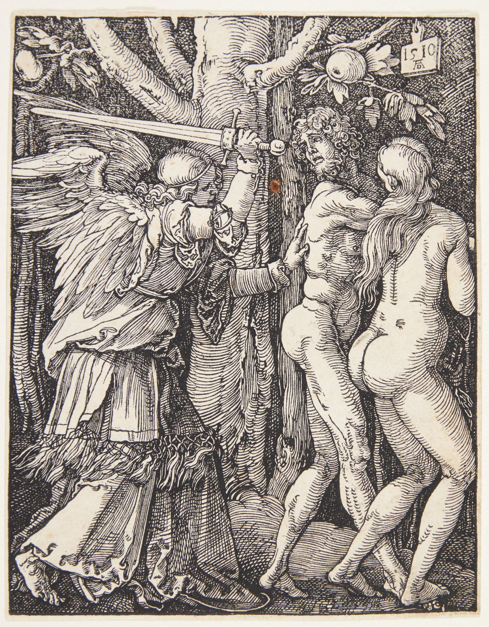 Utvisningen från paradiset av Albrecht Dürer