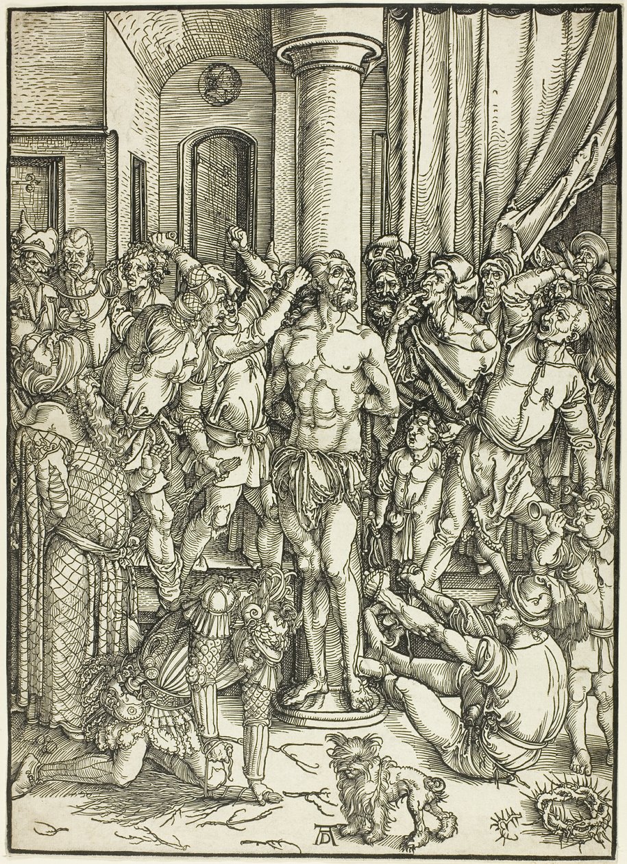 The Flagellation, från The Large Passion av Albrecht Dürer