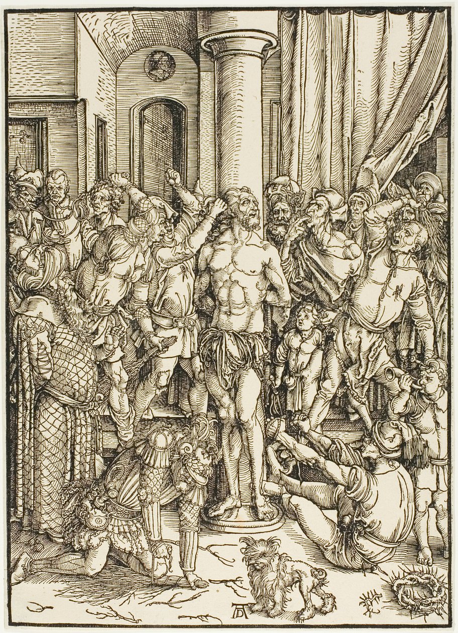 The Flagellation, från The Large Passion av Albrecht Dürer