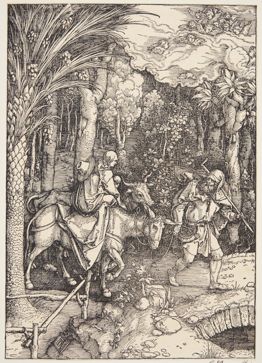 Flygningen till Egypten av Albrecht Dürer