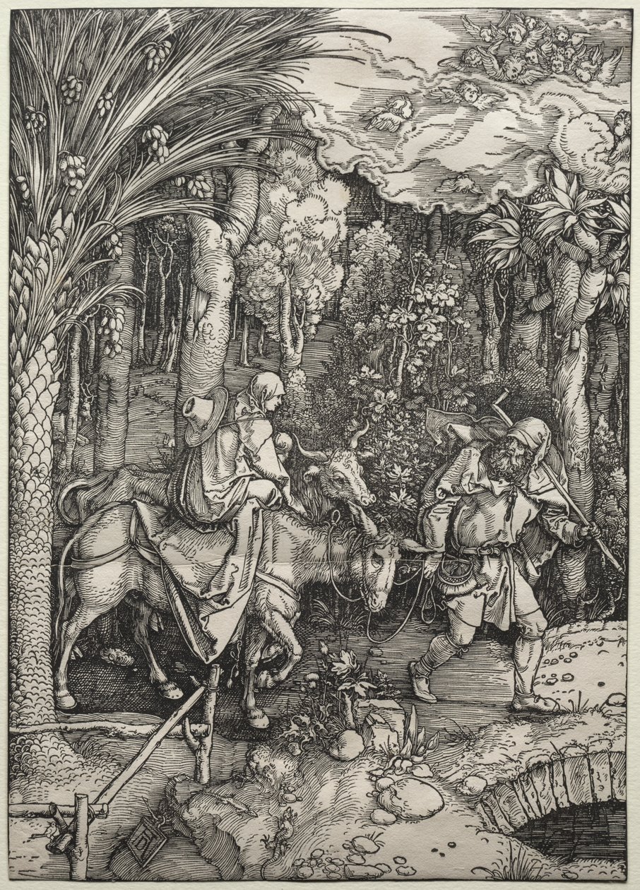 Flygningen till Egypten av Albrecht Dürer