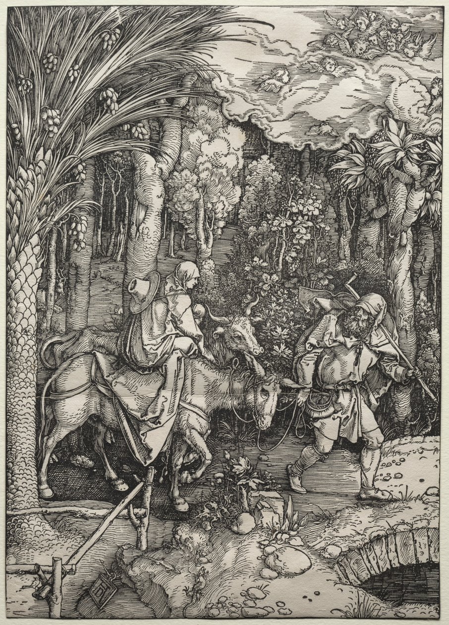 Flygningen till Egypten, ca. 1503-1505. av Albrecht Dürer