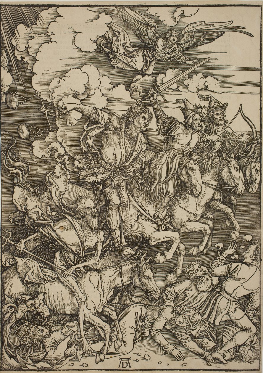 Apokalypsens fyra ryttare av Albrecht Dürer