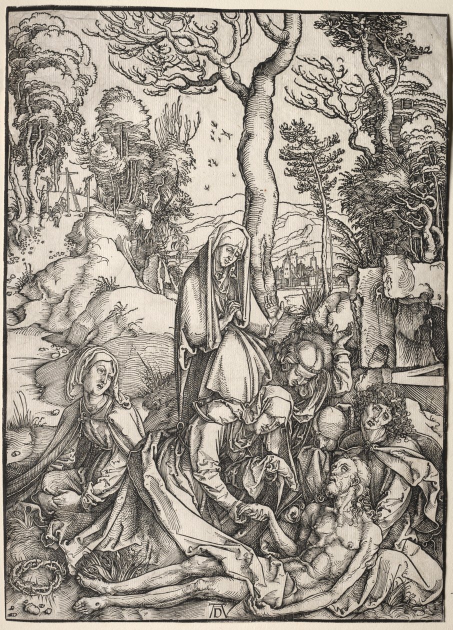 Den stora passionen:  Kristi klagovisa av Albrecht Dürer