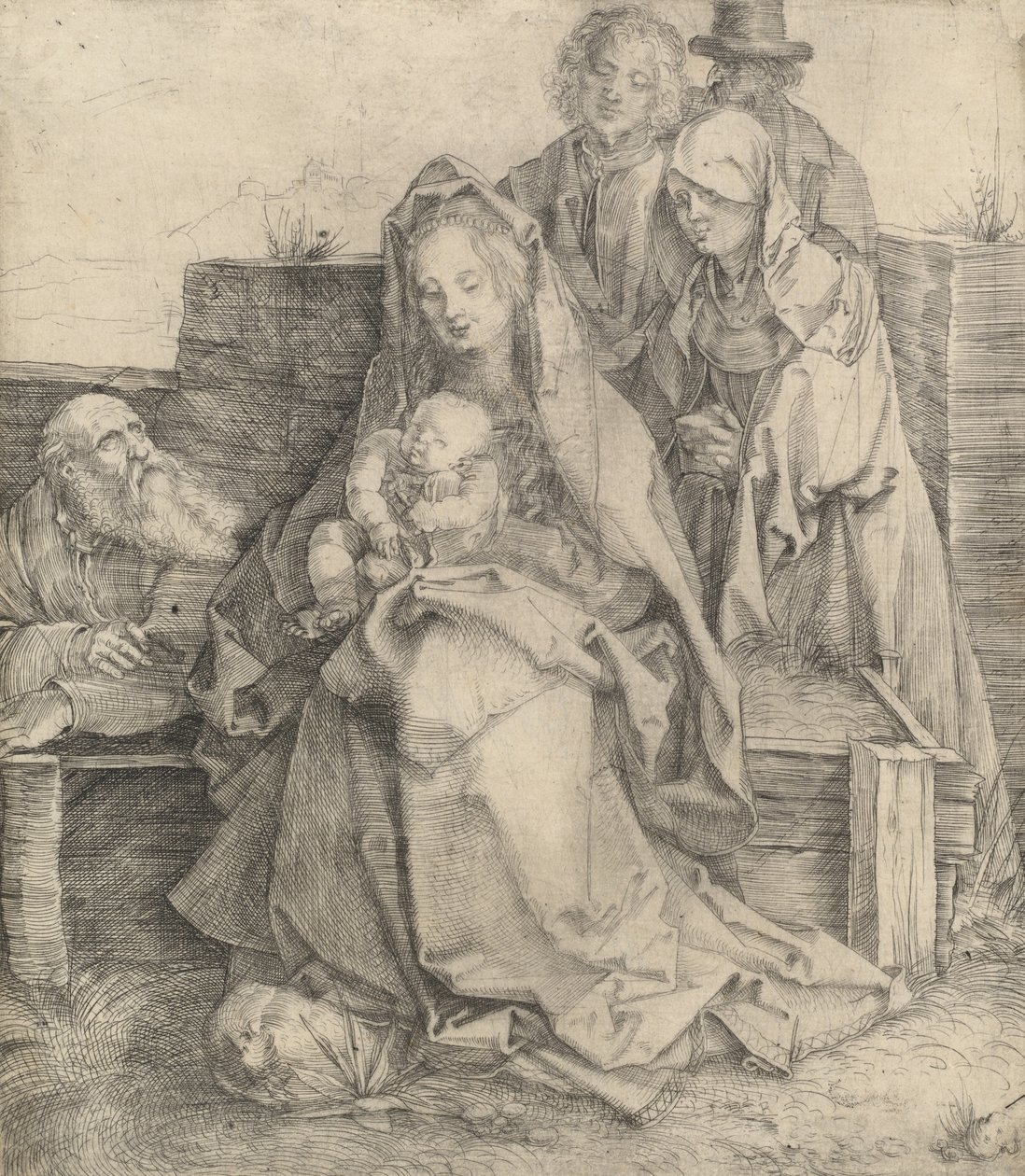 Den heliga familjen, 15121513. av Albrecht Dürer