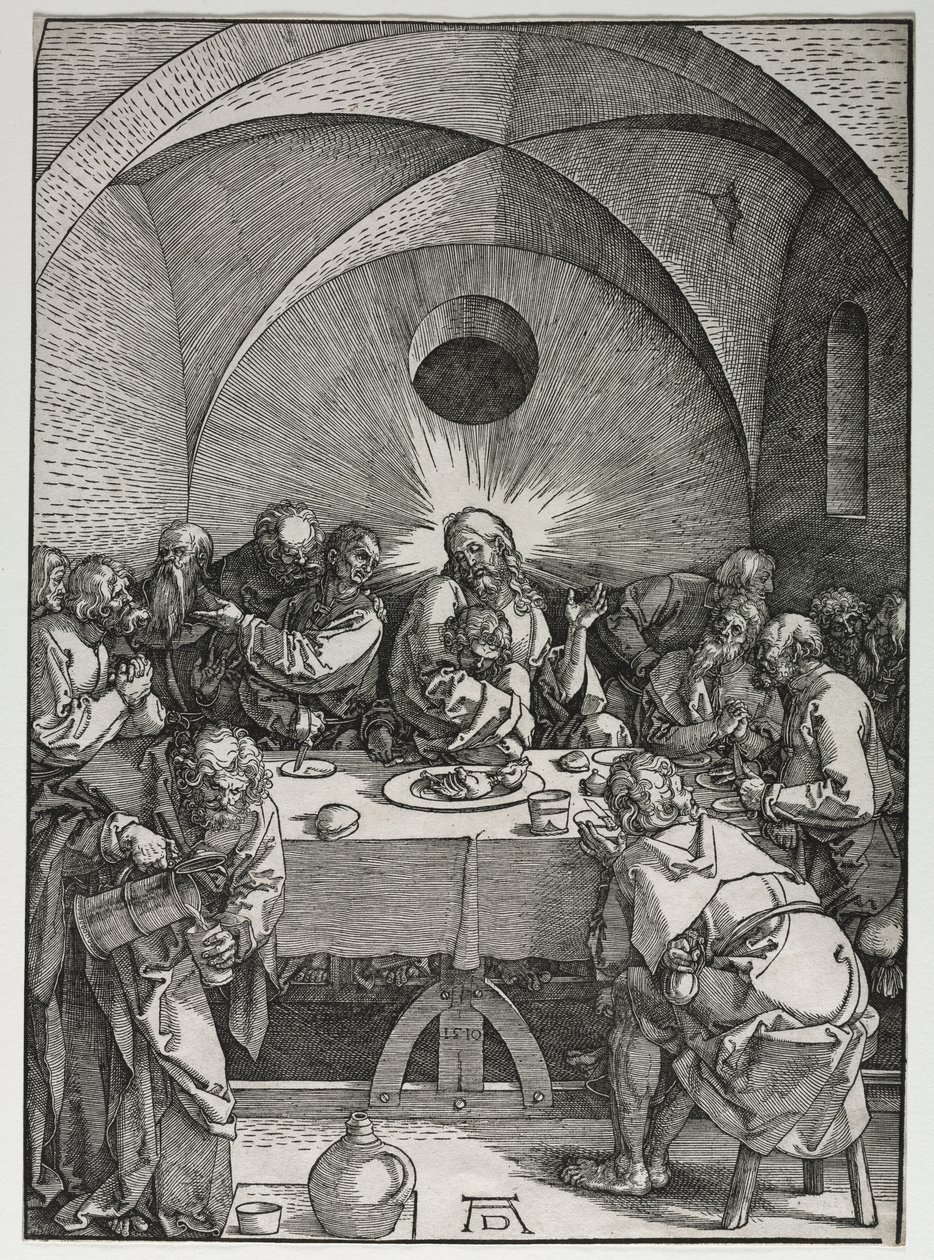 Den stora passionen: Nattvarden av Albrecht Dürer