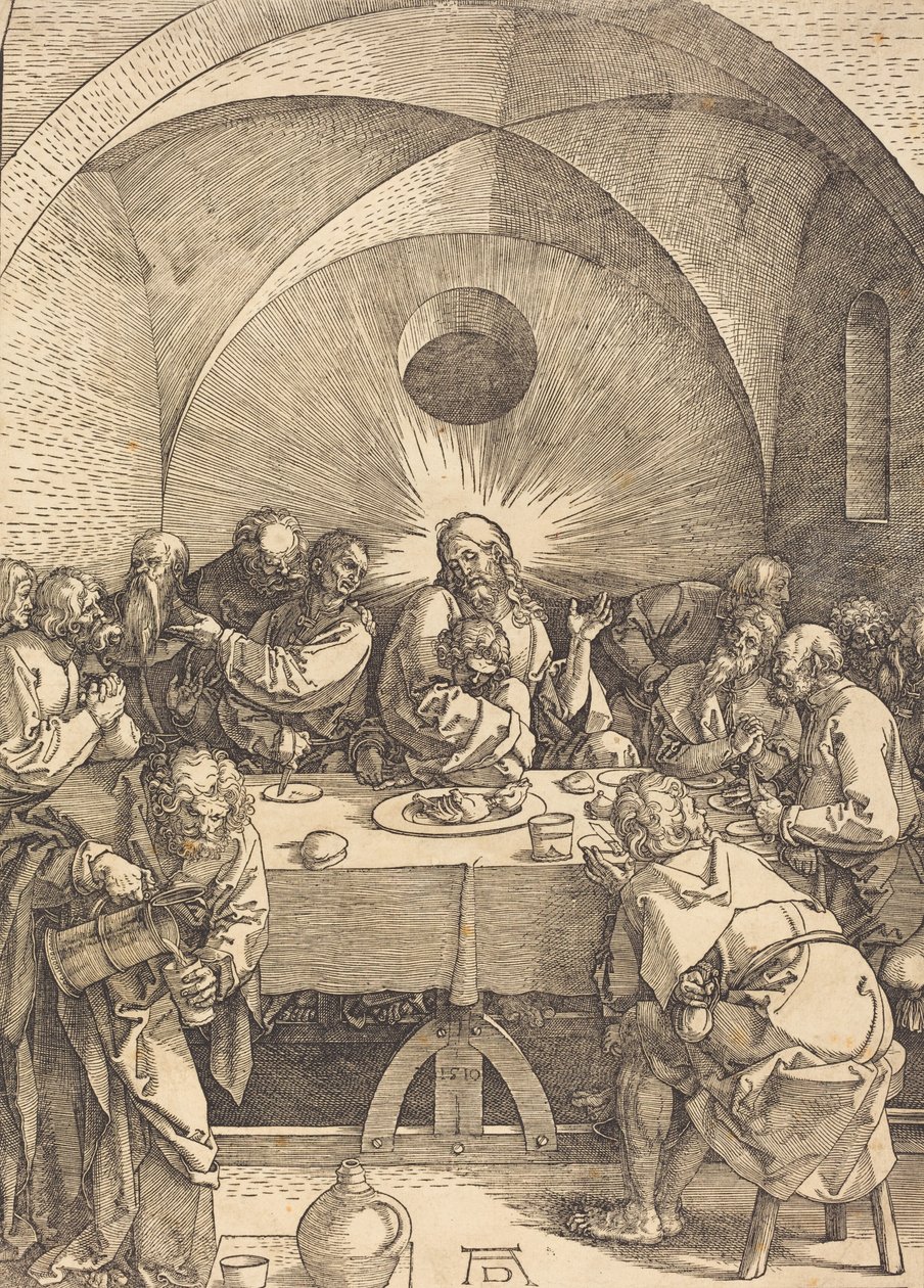Den sista måltiden, 1510. av Albrecht Dürer